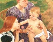 家庭 - 玛丽·史帝文森·卡萨特